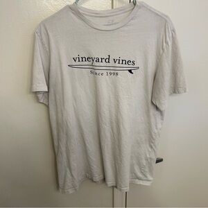 Vineyard Vines Shop Surf Logo Men's White T-Shirt Size M